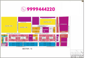 Sector 11 Noida Authority Plots layout map
