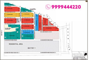 Sector 11 Noida Authority Plots layout map