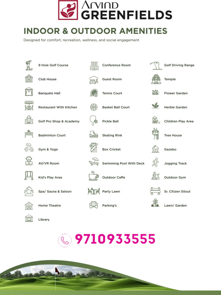 arvind smartspaces greenfields vadodara amenities
