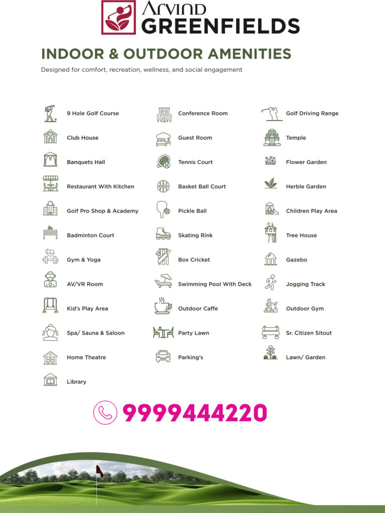 arvind smartspaces greenfields vadodara amenities 99