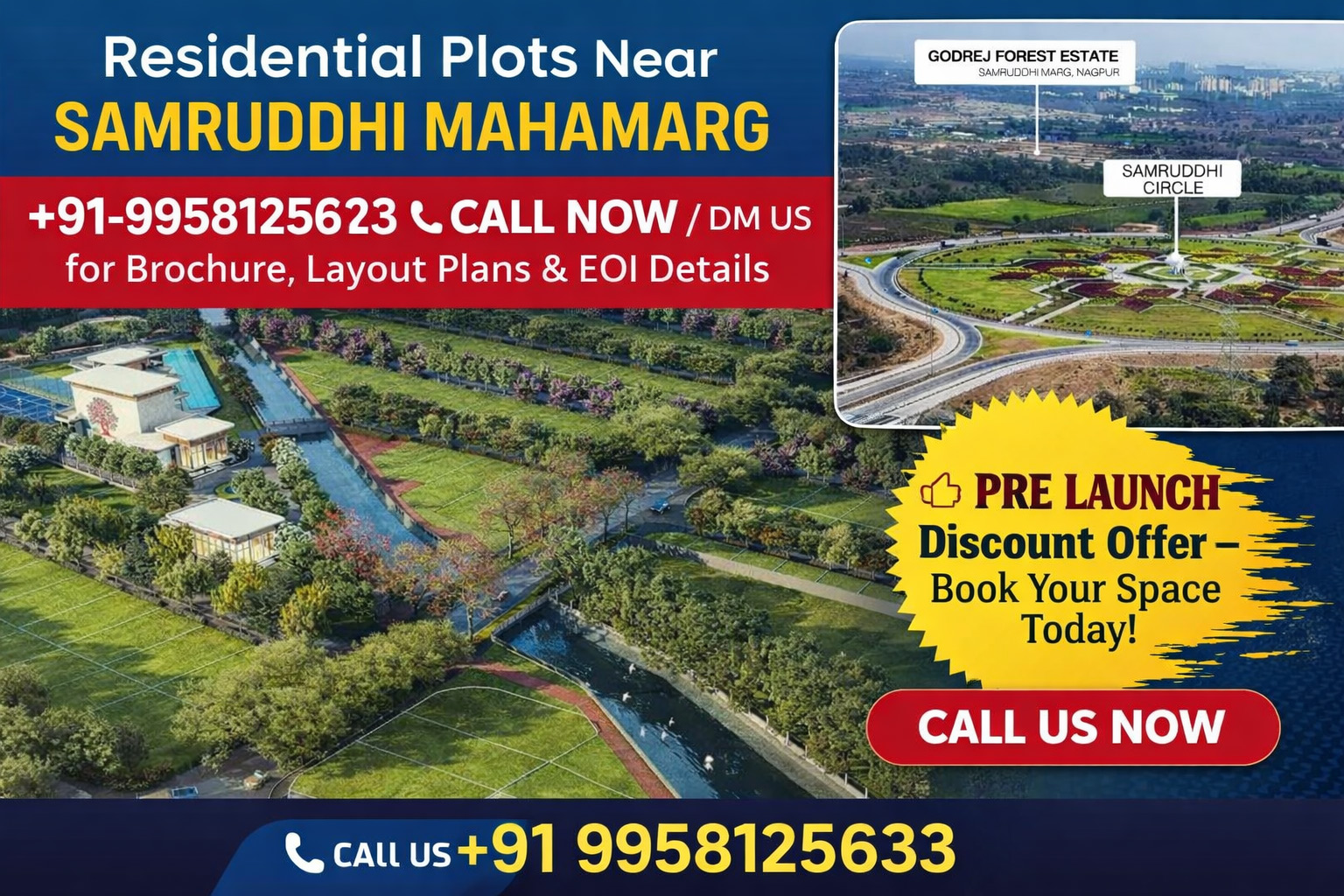 godrej nagpur in plots samruddhi mahamarg price
