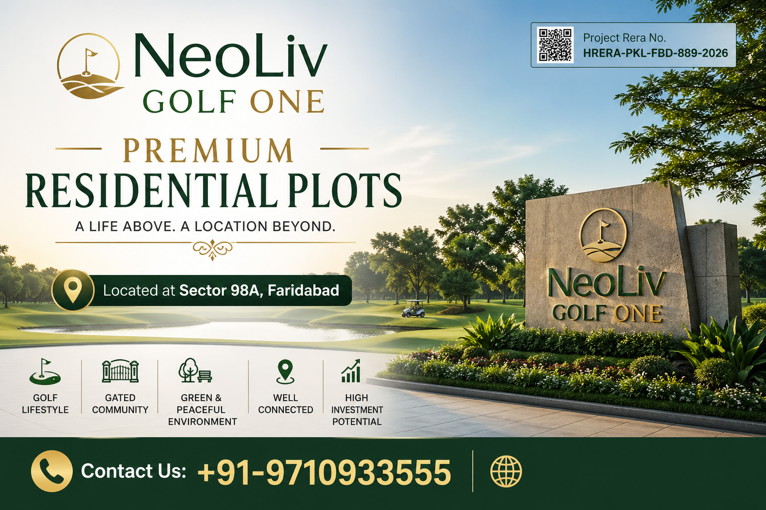 neoliv golf one faridabad launch date