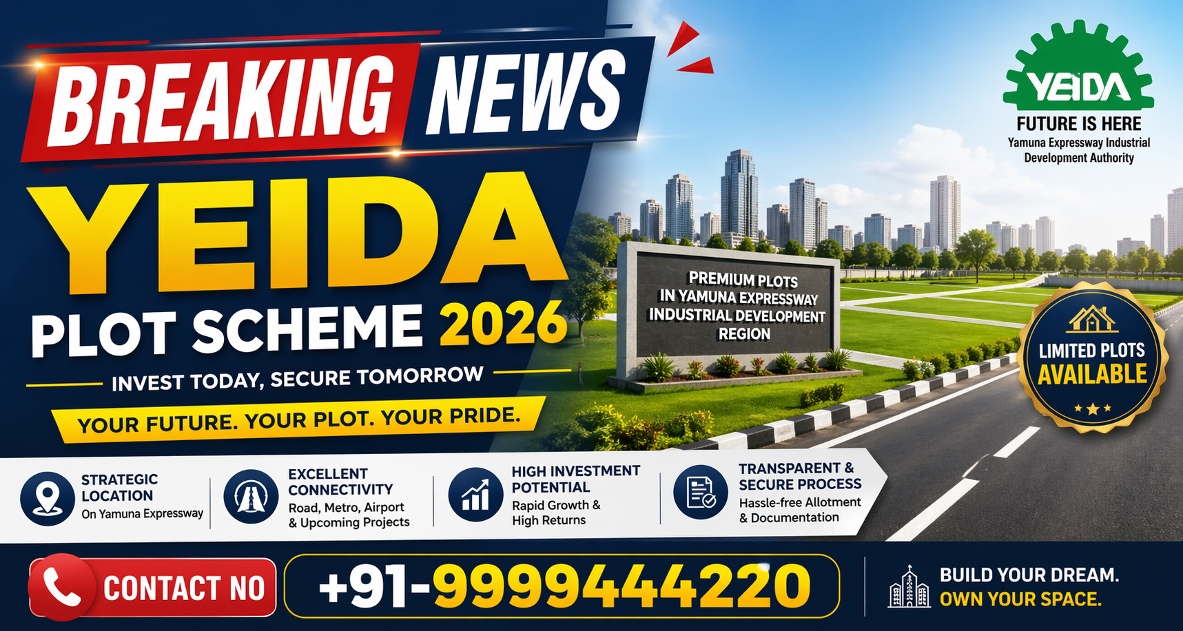what is the new yeida plot scheme 2026