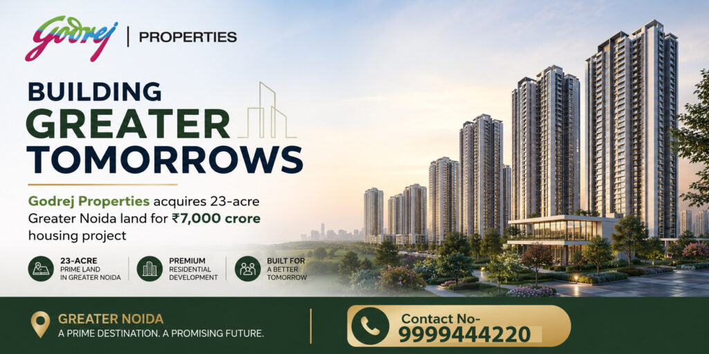 godrej properties buys 23 acre land in greater noida to build housing project worth rs 7000 cr news