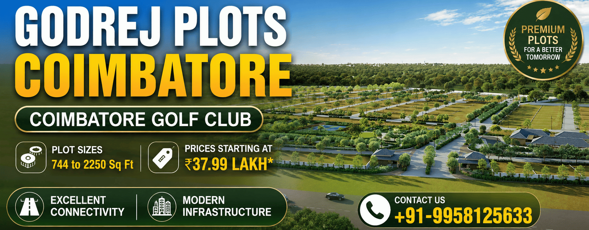 godrej coimbatore plots photos payment plan